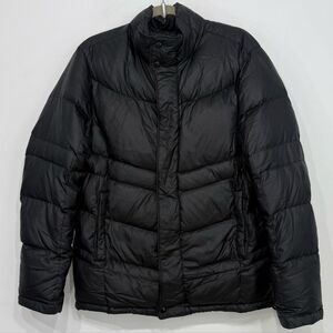 Tumi Pack Away Down Fill Black Puffer Jacket Coat